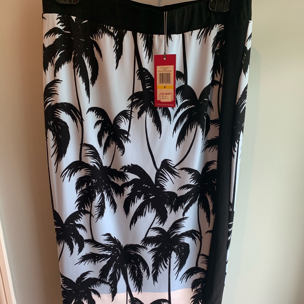 Vince Camuto Palm Tree Pencil Skirt